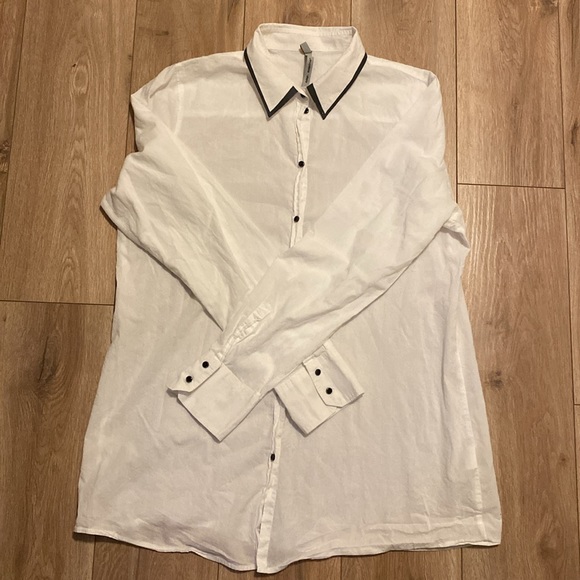 COP.COPINE Button Down White Blouse - Picture 11 of 11